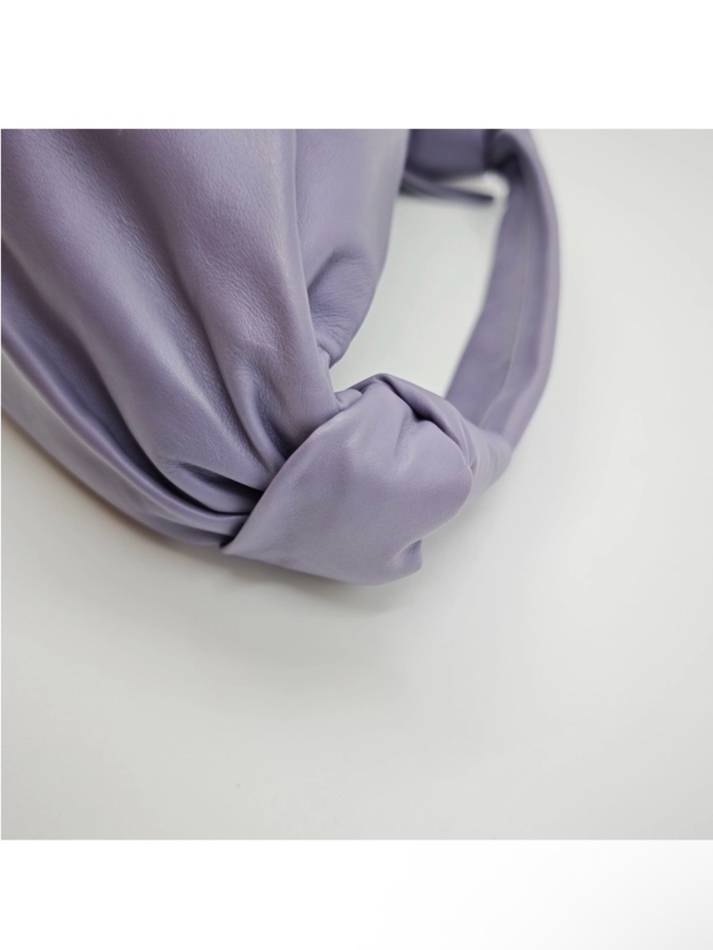 Bottega Veneta Lavender Knotted Shoulder Bag - Picture 7 of 14